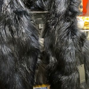 Forever 21 faux fur vest